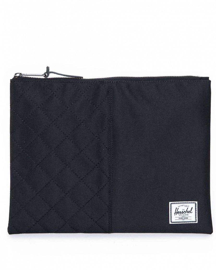 Папка Чехол Herschel Network Large Quilted Black отзывы