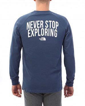 Футболка с длинным рукавом The North Face NSE T-Shirt Navy Футболка с длинным рукавом The North Face NSE T-Shirt Navy