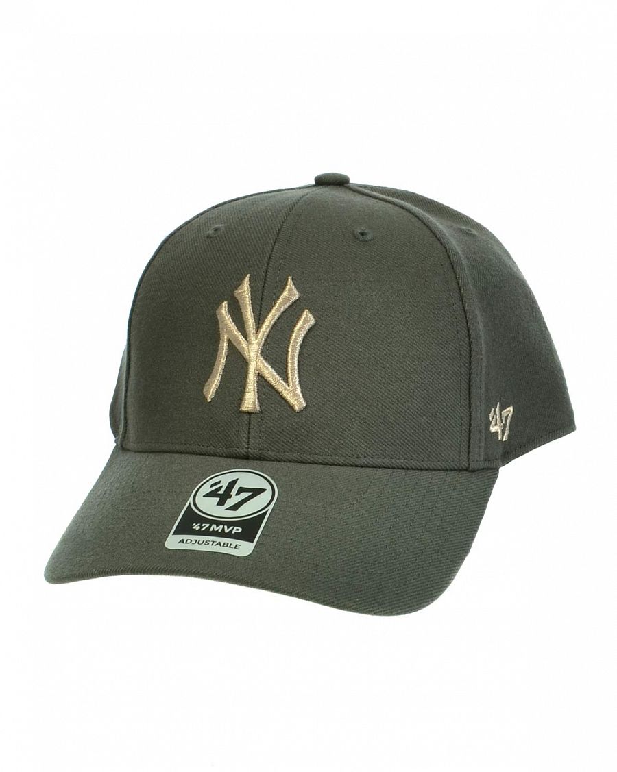 Бейсболка классическая с изогнутым козырьком '47 Brand MVP New York Yankees CCC Charcoal отзывы