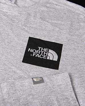 Футболка мужская The North Face Fine Front Box Grey Heathet Футболка мужская The North Face Fine Front Box Grey Heathet