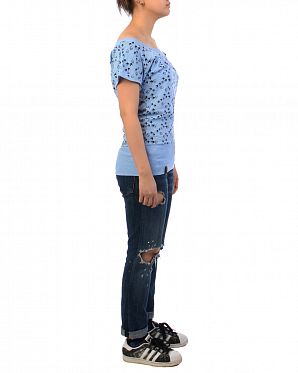 Футболка женская Naketano Wolle will Vogel (n) VIII Amazing Blue Melange