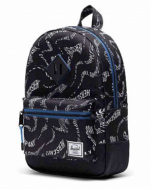 Рюкзак маленький Herschel Heritage Kids Warp Black Рюкзак маленький Herschel Heritage Kids Warp Black