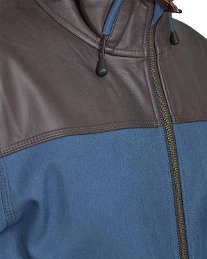 Ветровка водоотталкивающая на флисе Iriedaily Sober Mix Blue