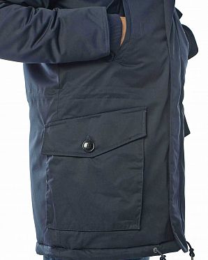 Парка мужская зимняя водоотталкивающая Россия Loading Navy