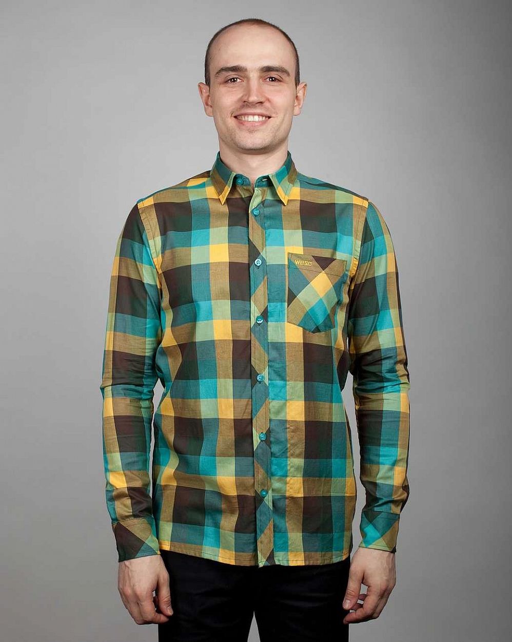 купить Рубашка Wesc Darcy L/S Light Green Bay в Москве купить Рубашка Wesc Darcy L/S Light Green Bay в Москве