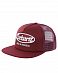 Бейсболка летняя с прямым козырьком Oval Trucker Cap Wine отзывы