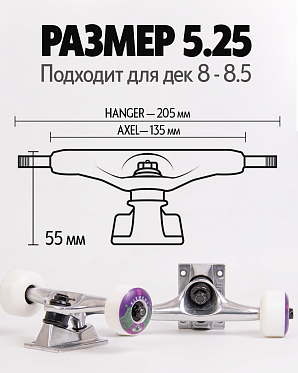 Комплект подвеска, колеса, подшипники Element Component Combo Purple