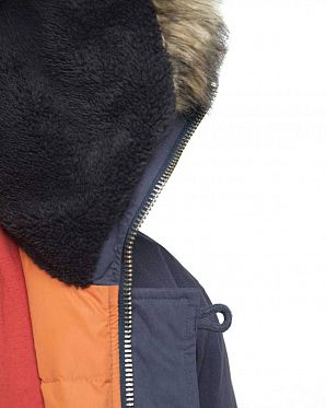 Куртка-парка на пуху Fred Perry J3270 Down Arctic Jacket Navy Куртка-парка на пуху Fred Perry J3270 Down Arctic Jacket Navy