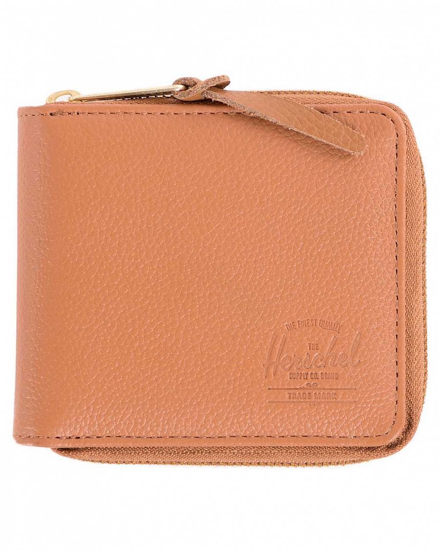 Кошелек на молнии из кожи Herschel Walt Leather Tan отзывы