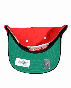 Бейсболка с прямым козырьком Mitchell and Ness VISCORD Detroit Red Wings Red Бейсболка с прямым козырьком Mitchell and Ness VISCORD Detroit Red Wings Red