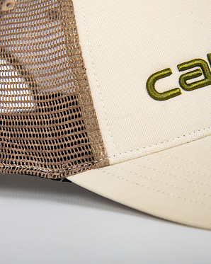 Бейсболка сетка Carhartt Style # 101195 Canvas Mesh-Back Logo Graphic Cap Beige