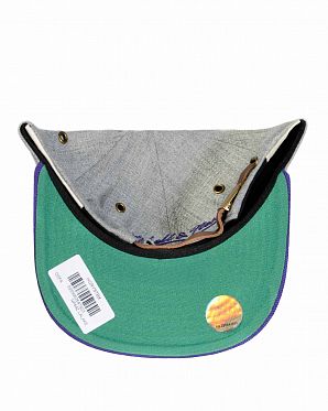 Бейсболка с прямым козырьком Mitchell and Ness NP64Z Los Angeles Lakers Grey Purple Бейсболка с прямым козырьком Mitchell and Ness NP64Z Los Angeles Lakers Grey Purple