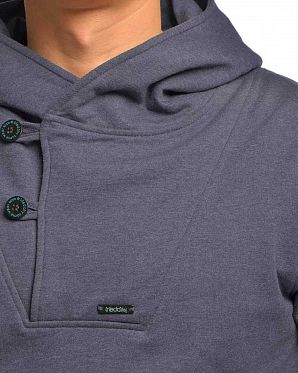 Толстовка мужская с капюшоном Iriedaily Ean Effort Hoody Navy Mel