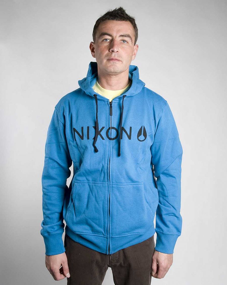 купить Толстовка Nixon Basis Zip Hood Blue X в Москве купить Толстовка Nixon Basis Zip Hood Blue X в Москве