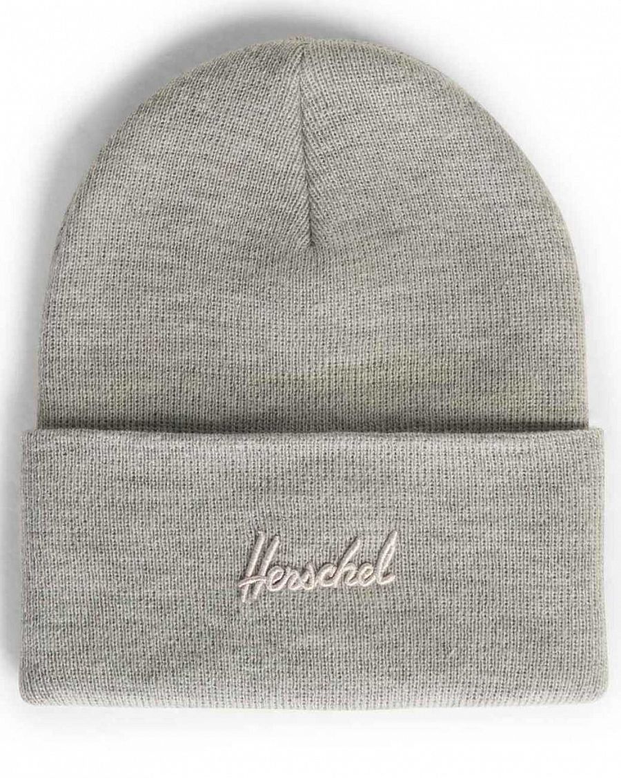 Шапка зимняя с подворотом Herschel Aden Heather Light Grey отзывы Шапка зимняя с подворотом Herschel Aden Heather Light Grey отзывы