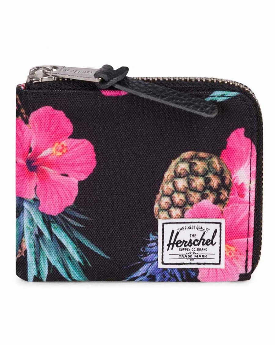 Кошелек на молнии и слотом для карт Herschel Johnny Black Pineapple отзывы