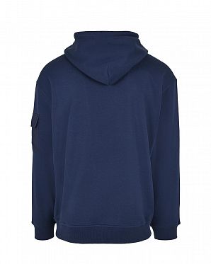 Толстовка мужская с капюшоном Urban Classics Commuter Hoody Dark Blue Толстовка мужская с капюшоном Urban Classics Commuter Hoody Dark Blue