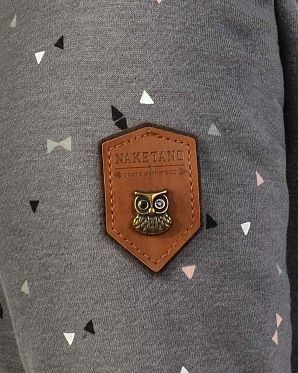 Толстовка женская с капюшоном Naketano Kann Ich Valuta II Dark Grey Melange Толстовка женская с капюшоном Naketano Kann Ich Valuta II Dark Grey Melange