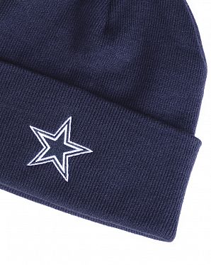 Шапка с подворотом '47 Brand NFL Dallas Cowboys Black Шапка с подворотом '47 Brand NFL Dallas Cowboys Black