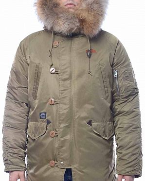 Пуховик водонепроницаемый на гусином пуху Корея NudeBones Brown Пуховик водонепроницаемый на гусином пуху Корея NudeBones Brown