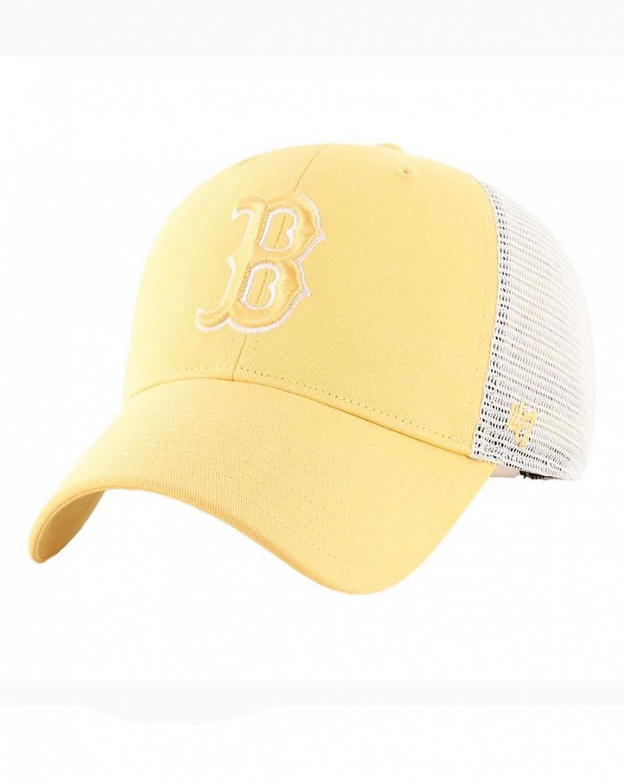 Бейсболка летнаяя с сеткой '47 Brand FLAGSHIP MVP Boston Red Sox MZ Maize отзывы