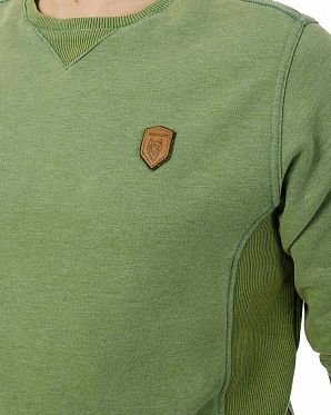 Толстовка мужская свитшот Naketano Schwanz mit Bravour Pine Green Толстовка мужская свитшот Naketano Schwanz mit Bravour Pine Green