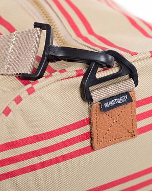 Сумка дорожная с отделом для обуви Herschel Novel Red Khaki Stripe Сумка дорожная с отделом для обуви Herschel Novel Red Khaki Stripe
