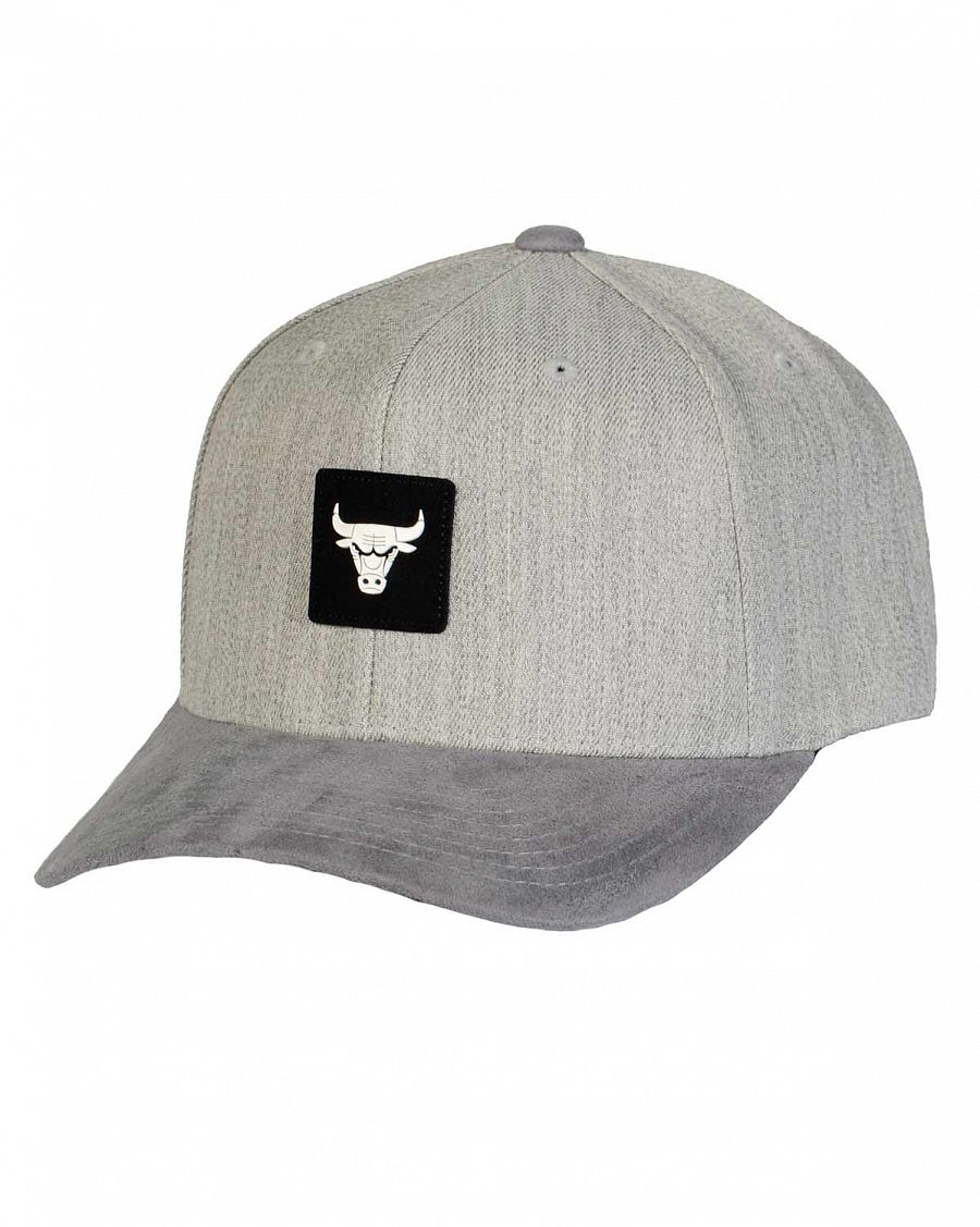 Бейсболка с изогнутым козырьком Mitchell and Ness GREY MONOTONE Chicago Bulls Grey отзывы