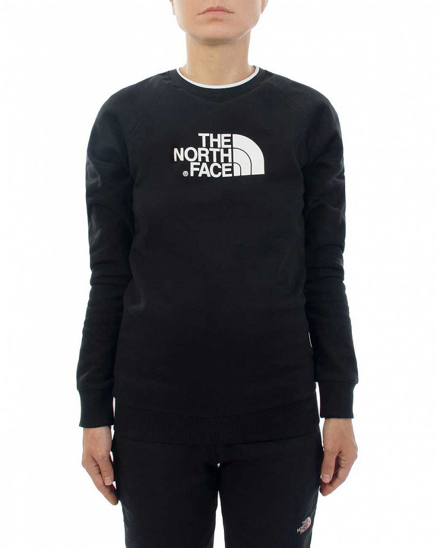 Толстовка женская свитшот хлопок The North Face Drew Peak Black отзывы