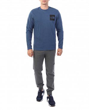 Футболка с длинным рукавом The North Face Fine Blue Футболка с длинным рукавом The North Face Fine Blue