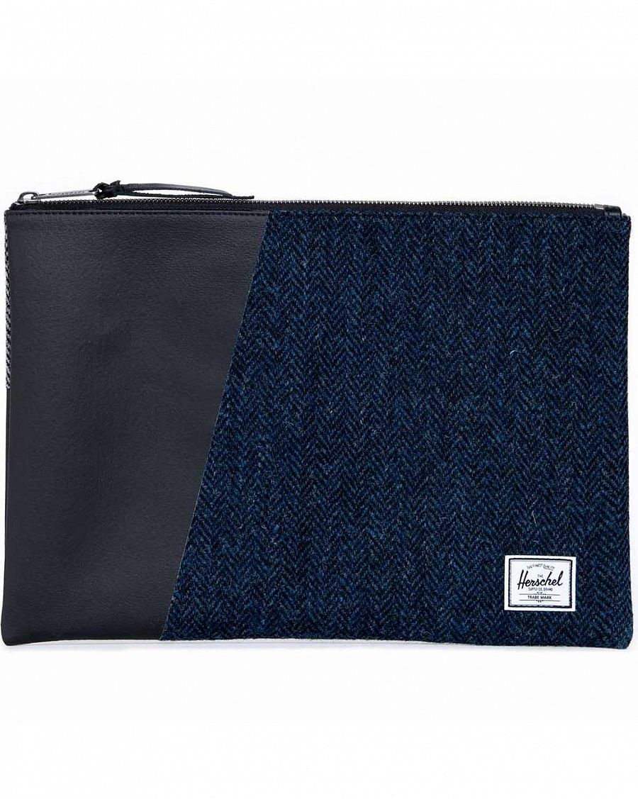 Клатч Herschel Network Extra Large Harris Tweed Blue Herrigbone Grey Herrigbone отзывы