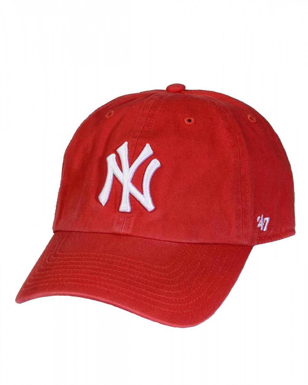 Бейсболка классическая с изогнутым козырьком '47 Brand Clean Up New York Yankees Red отзывы