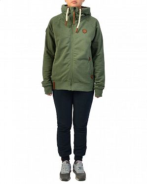 Толстовка женская с капюшоном Naketano Blonder Engel Fick Diese Melange