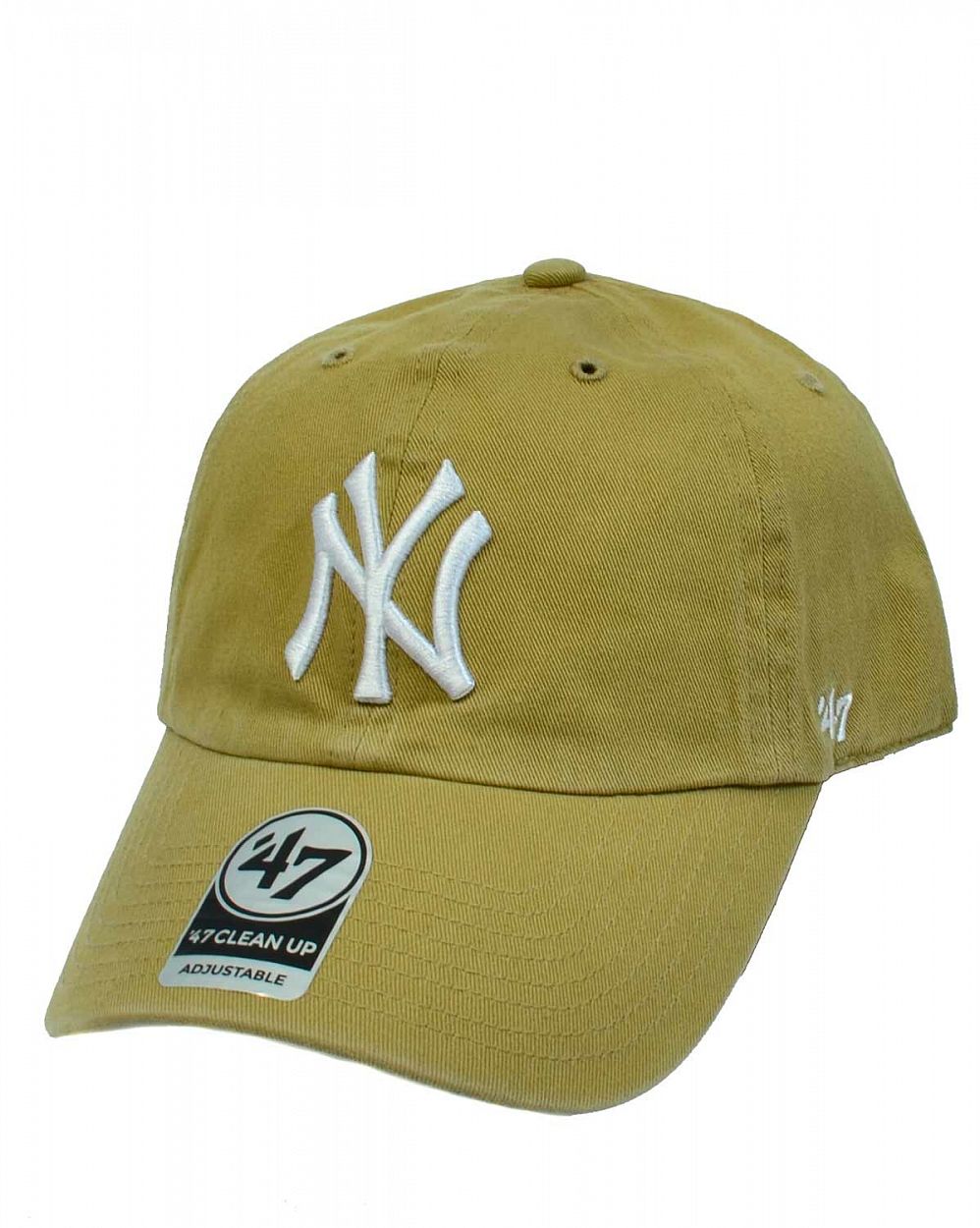 Бейсболка классическая с изогнутым козырьком '47 Brand Clean Up New York Yankees Old Gold отзывы