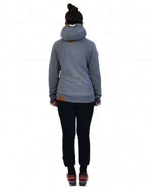 Толстовка женская с капюшоном Naketano Blonder Engel Dark Grey