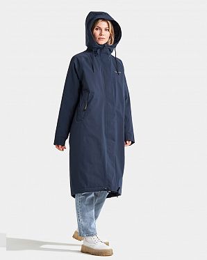 Парка плащ женская Didriksons Alicia 504151 Long Navy Парка плащ женская Didriksons Alicia 504151 Long Navy