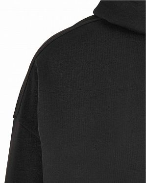 Толстовка мужская с капюшоном Urban Classics 80's Hoody Black Толстовка мужская с капюшоном Urban Classics 80's Hoody Black