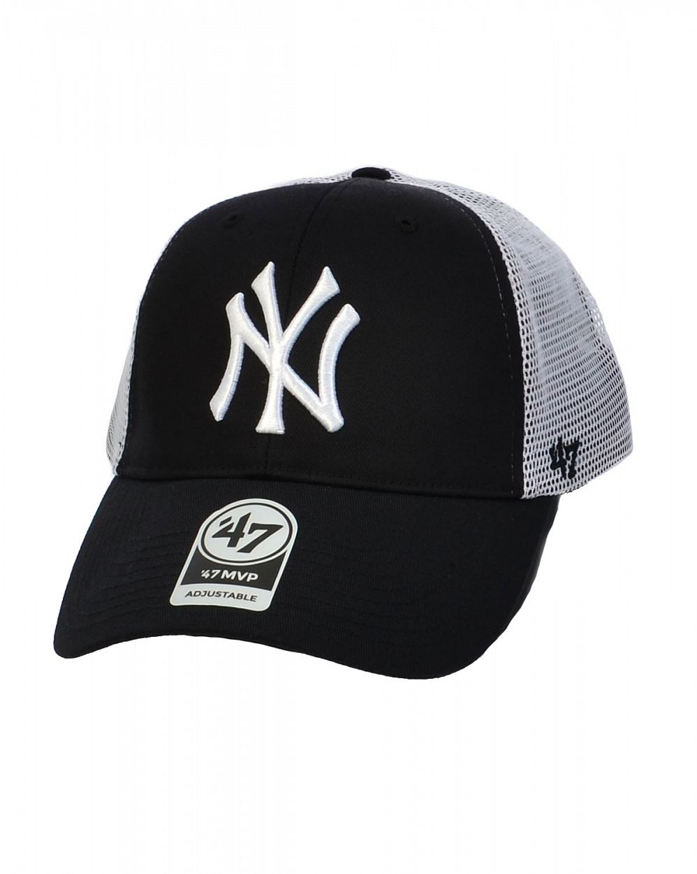 Бейсболка летнаяя с сеткой '47 Brand BRANSON MVP New York Yankees Black White отзывы