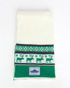 Шарф длинный унисекс Penfield Scarf Ecru Green Шарф длинный унисекс Penfield Scarf Ecru Green