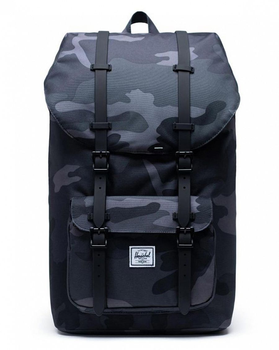 Рюкзак водоотталкивающий большой с отделом для 15 ноутбука Herschel L. America Night Camo отзывы