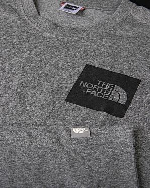 Футболка мужская The North Face Fine Front Box Grey Футболка мужская The North Face Fine Front Box Grey