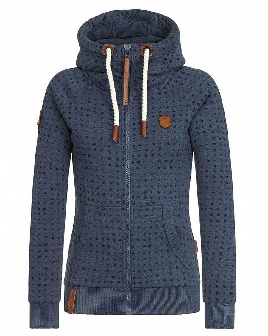 Толстовка женская на молнии с капюшоном Naketano Stern Brazzos Indigo Dark Blue отзывы Толстовка женская на молнии с капюшоном Naketano Stern Brazzos Indigo Dark Blue отзывы
