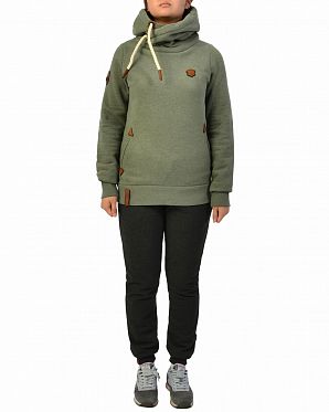 Толстовка женская с капюшоном Германия Naketano Darth Schwanz Mel Толстовка женская с капюшоном Германия Naketano Darth Schwanz Mel