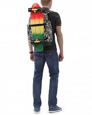 Рюкзак тканевый водостойкий с отделом для 13 ноутбука Obey Propaganda Submarine White Black Рюкзак тканевый водостойкий с отделом для 13 ноутбука Obey Propaganda Submarine White Black