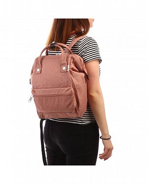 Рюкзак водоотталкивающий с двумя ручками Anello Kuchigane Japan Pink Рюкзак водоотталкивающий с двумя ручками Anello Kuchigane Japan Pink