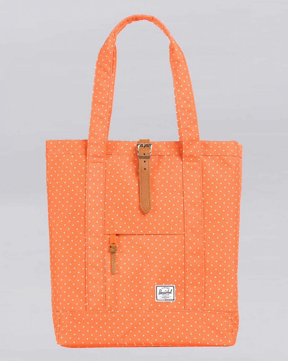 Сумка шоппер через плечо Herschel Market Orange Polka отзывы