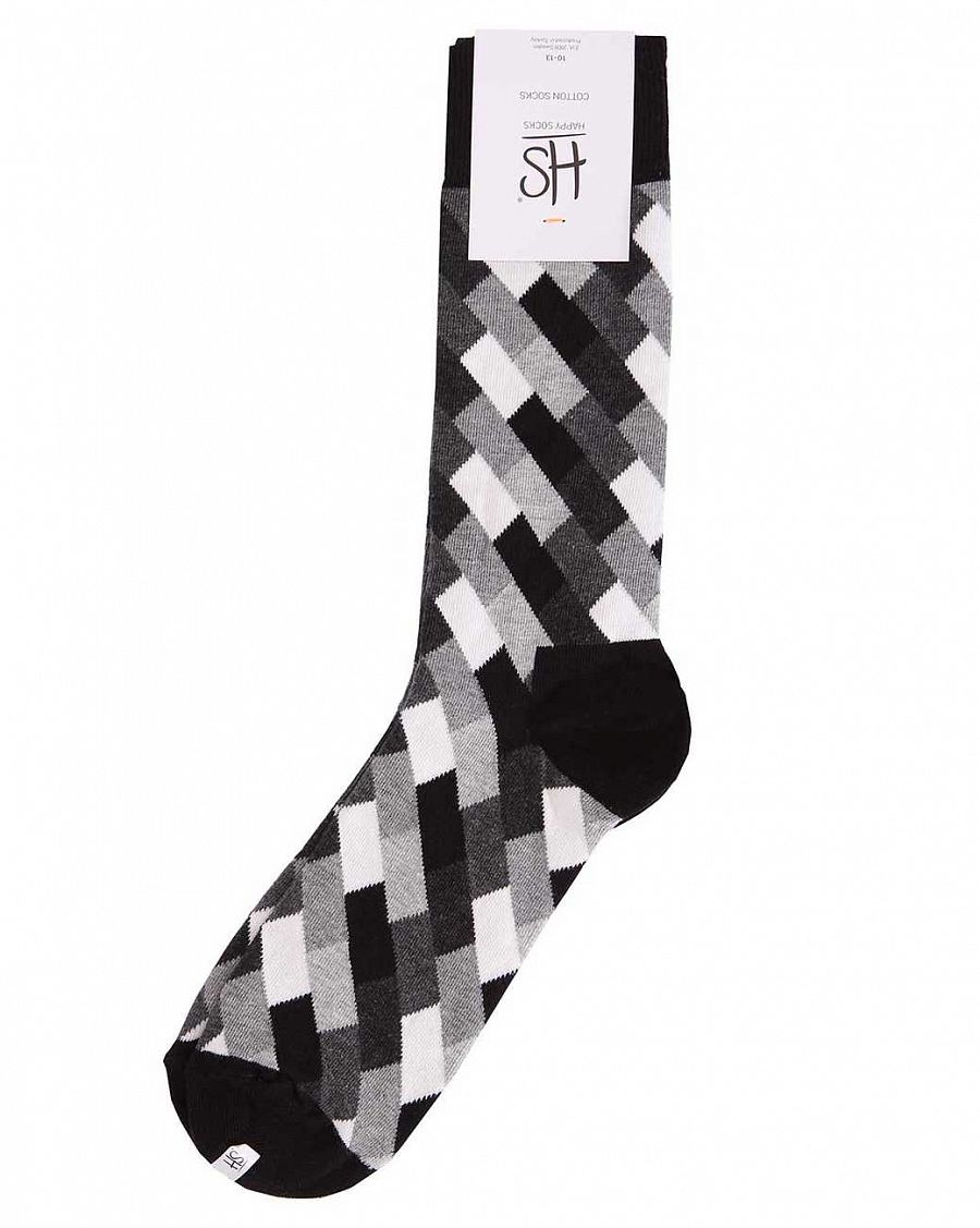 Носки мужские Happy Socks 4448 Grey Black отзывы
