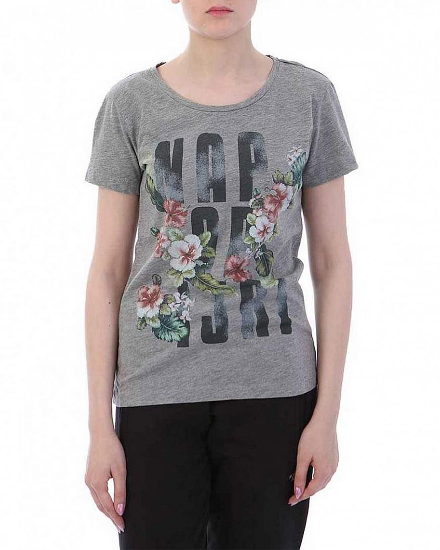 Футболка Napapijri женская Grey отзывы