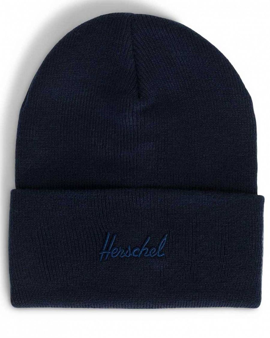 Шапка зимняя с подворотом Herschel Aden Peacoat отзывы Шапка зимняя с подворотом Herschel Aden Peacoat отзывы