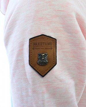 Толстовка женская на молнии с капюшоном Naketano Brazzo Candy Muschi Melange